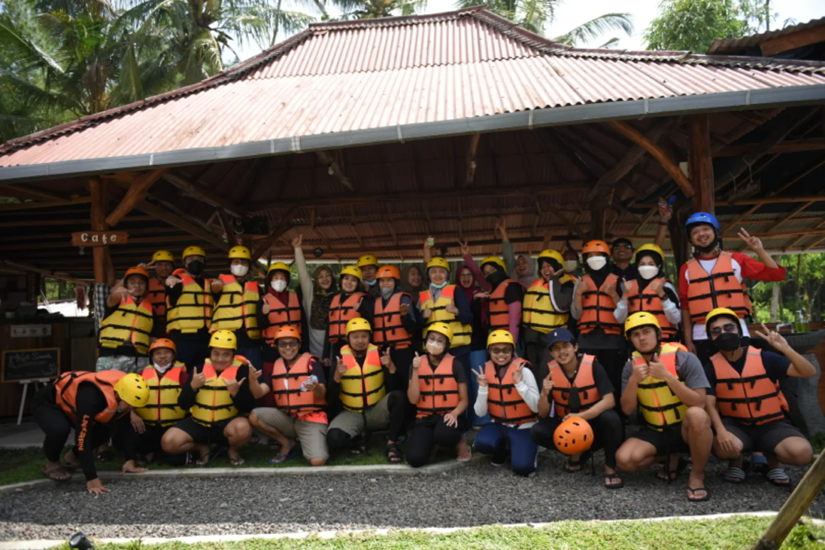 PT. Telkom Gathering di Kalisawah Adventure