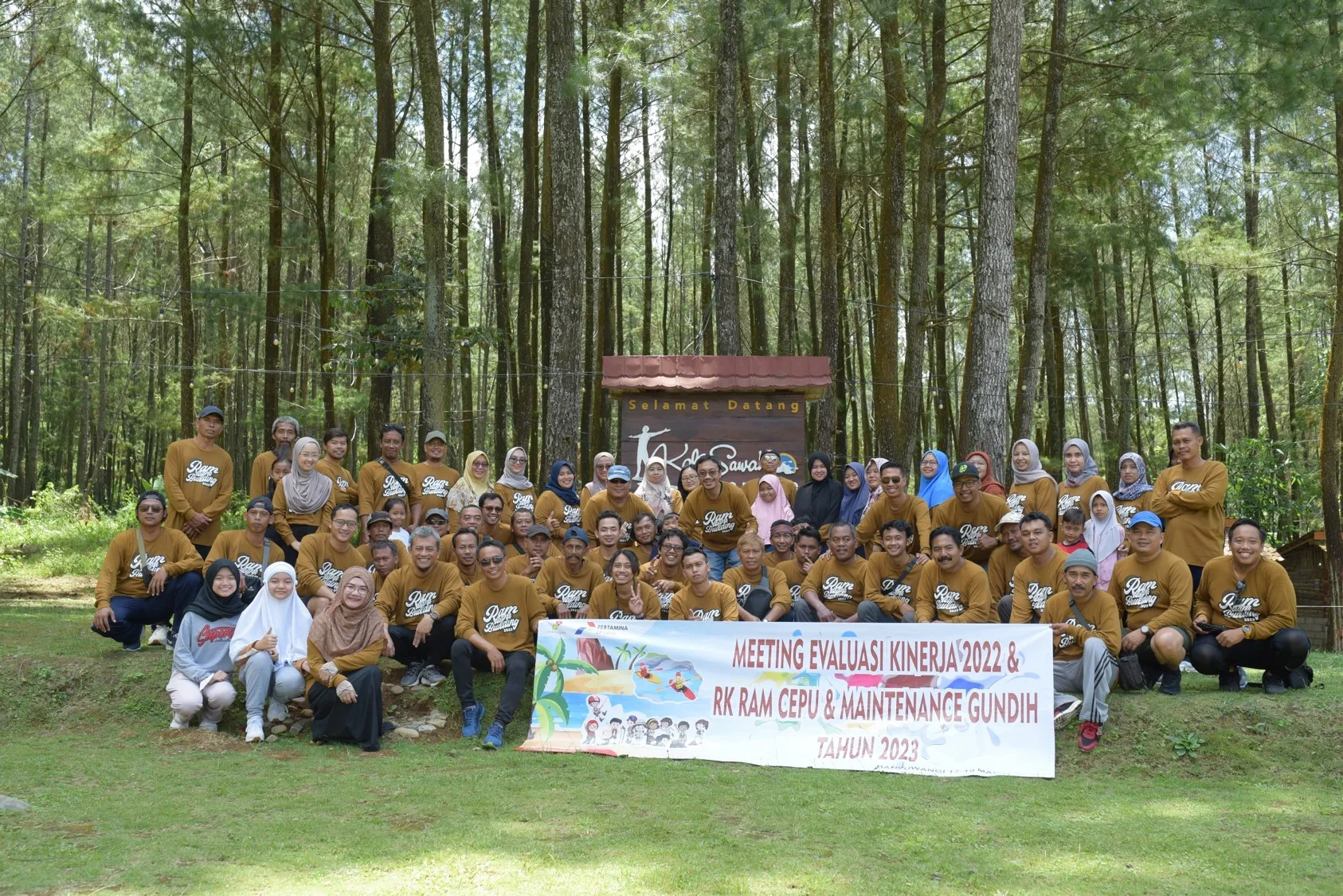Pertamina Cepu, outbound, rafting Kalisawah Adventure