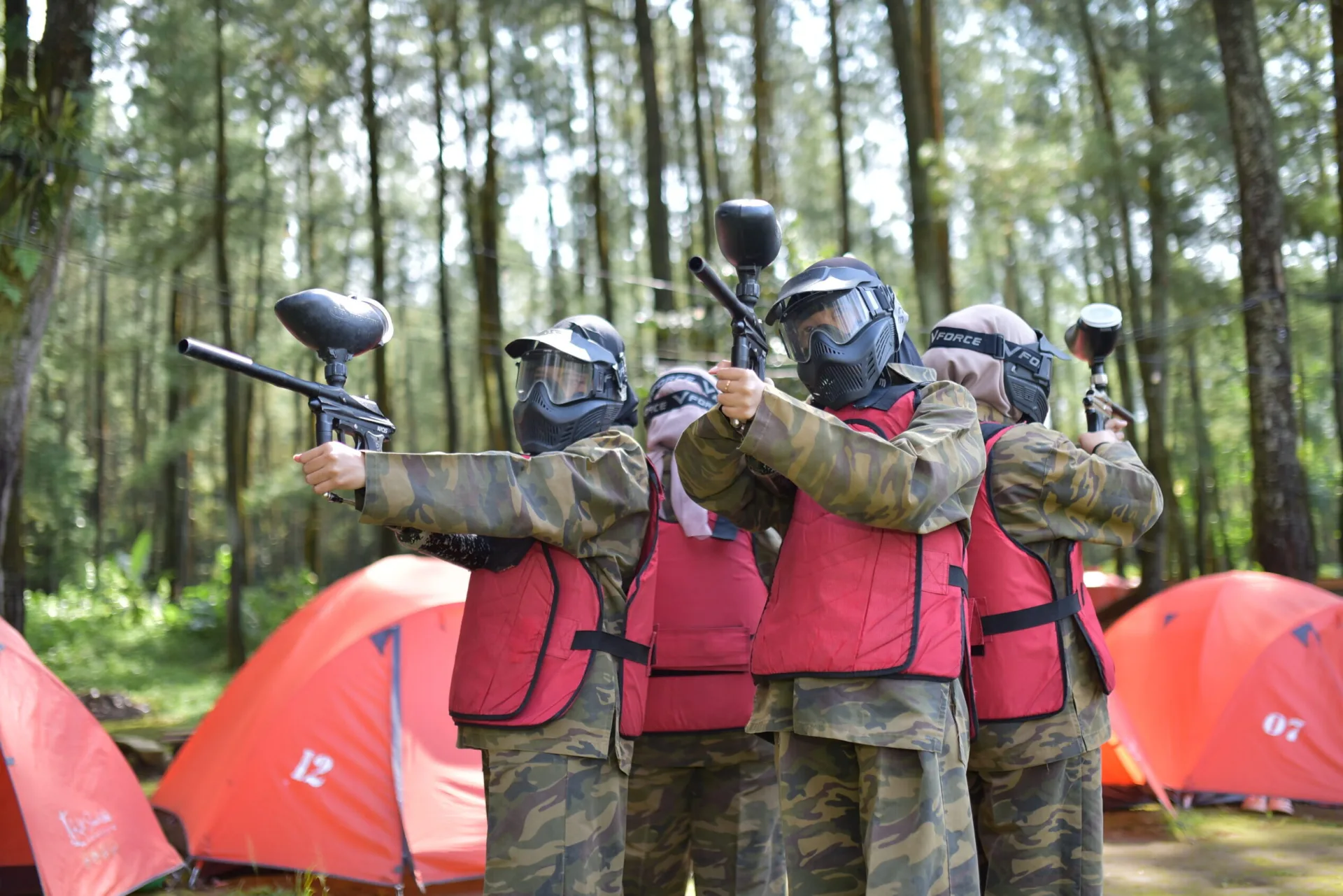 Paintball di Kalisawah Adventure